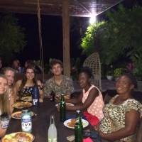 Last night dinner in Deschapelles at the Mellon House